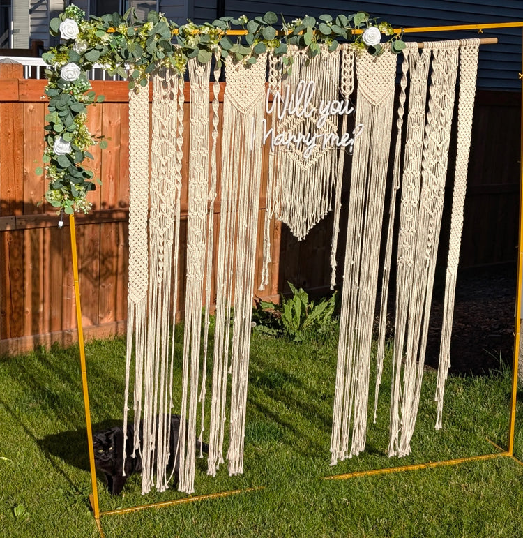Proposal: Will You Marry Me Special Proposal Backdrop