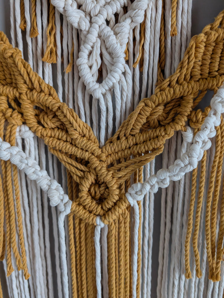 Wall Tapestry: Mustard Prairie Whisper