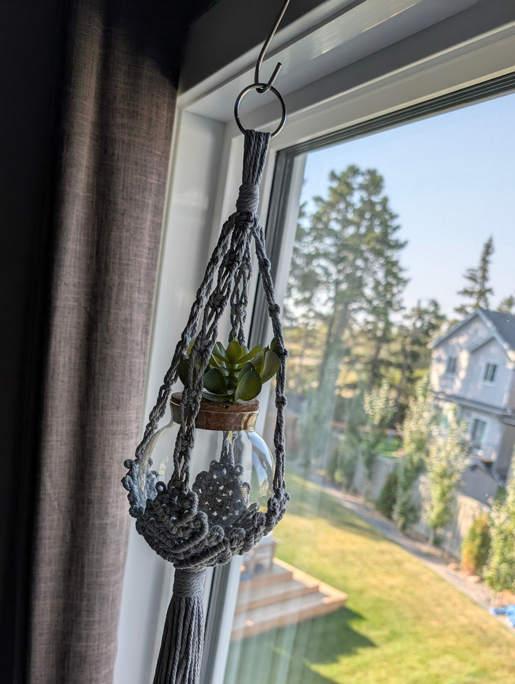 Boreal Grace Macrame Plant Hanger