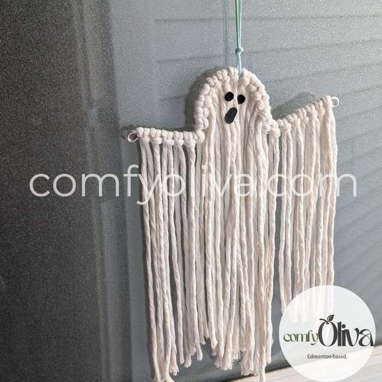 Mini DIY Kit - Macrame Ghost Boo! And a Unique Story.