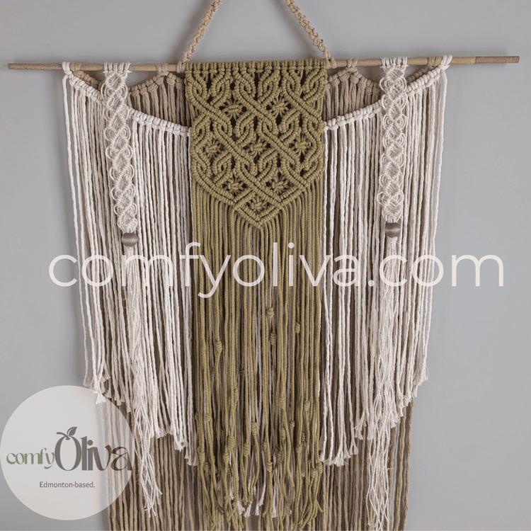 The Olive Tapestry Macrame Wall Hanging