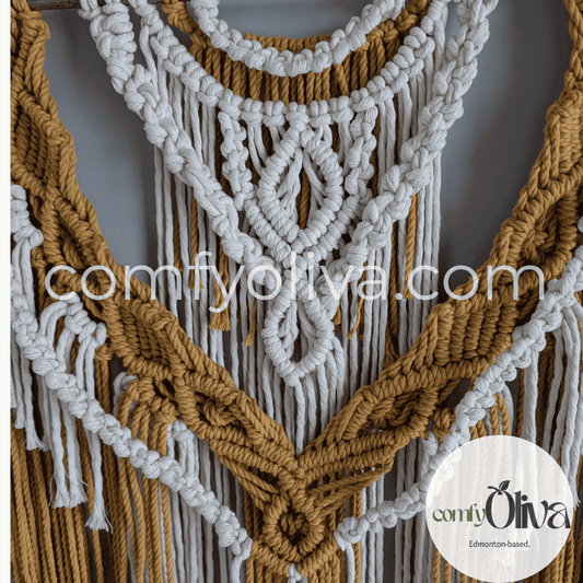 Mustard Prairie Whisper Wall Tapestry Boho Home Decor Nature-Inspired Design