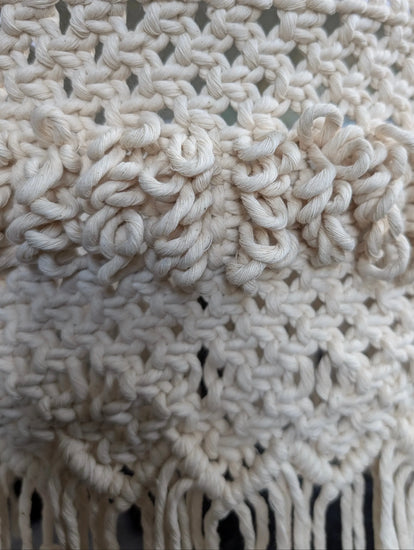 Close-up of a textured white surface with intricate patterns