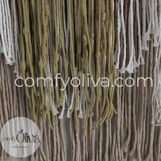 The Olive Tapestry Macrame Wall Hanging